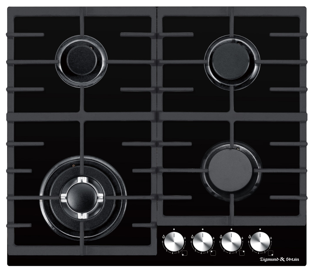 Газовая варочная панель из закаленного стекла Zigmund & Shtain M 28.6 B